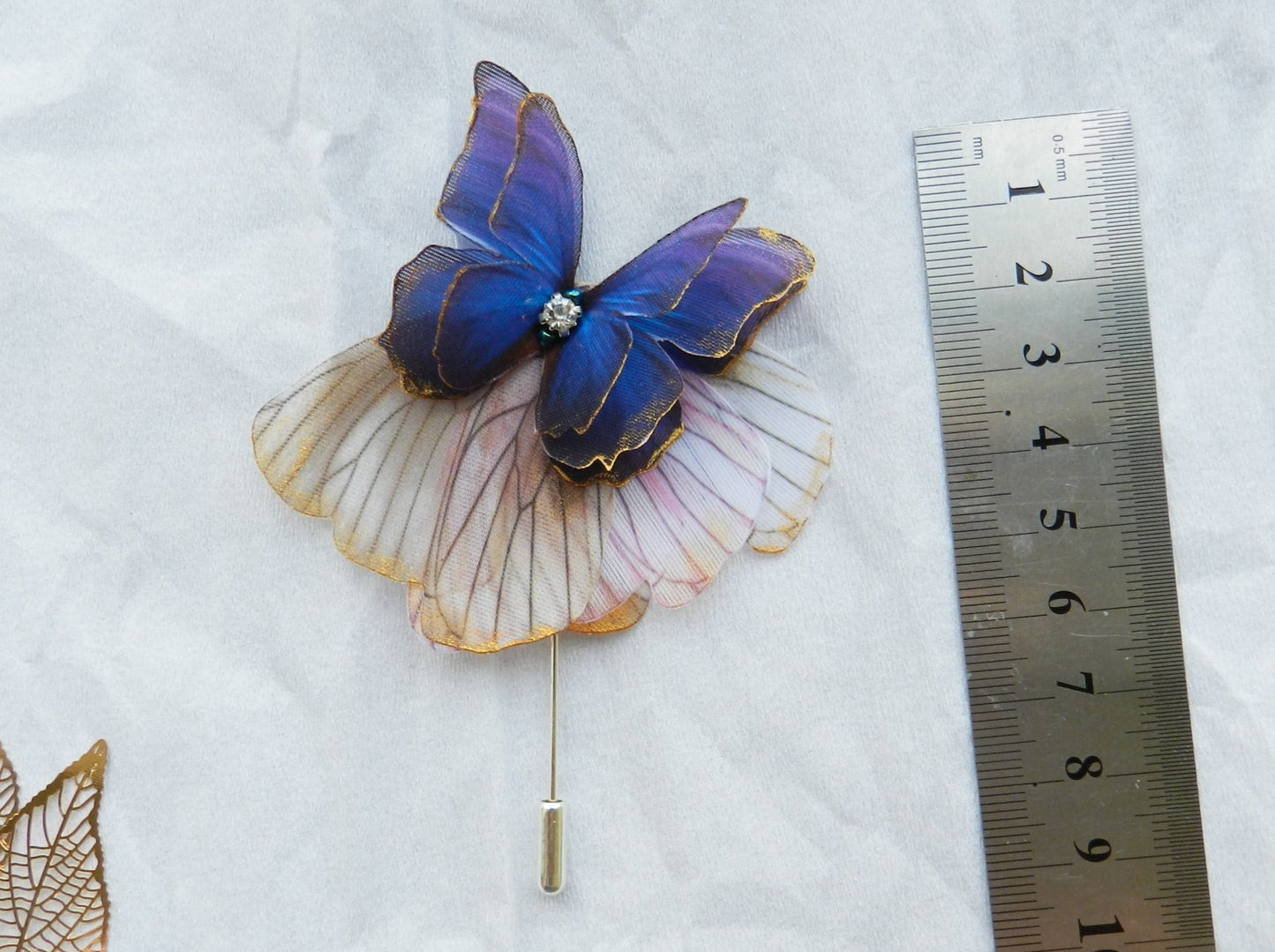 Silk Butterfly Brooch