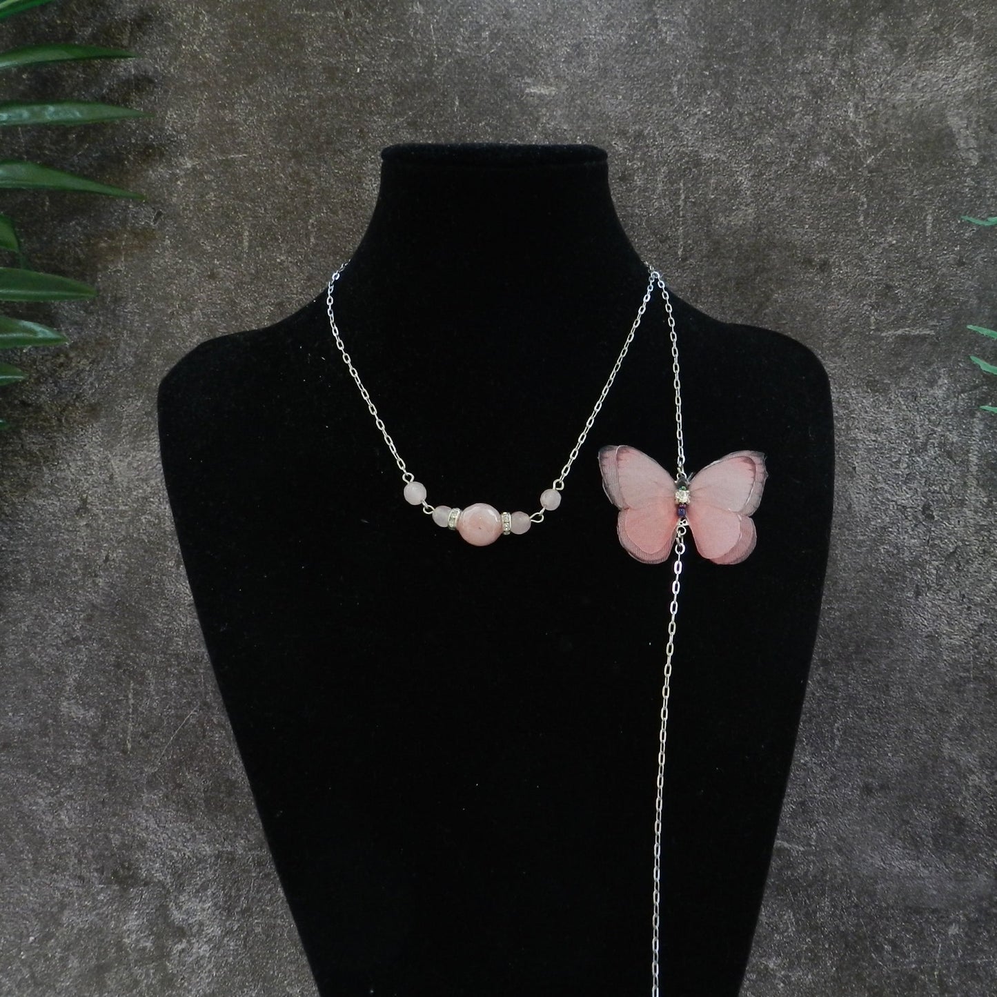 Butterfly Backdrop Necklace