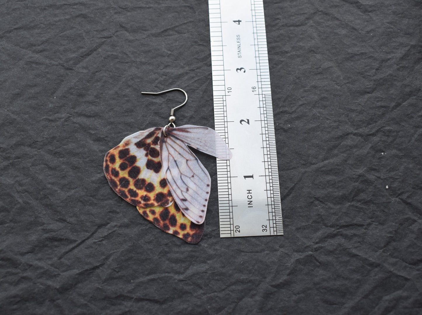 Leopard Butterfly Earrings