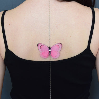 Butterfly Backdrop Necklace