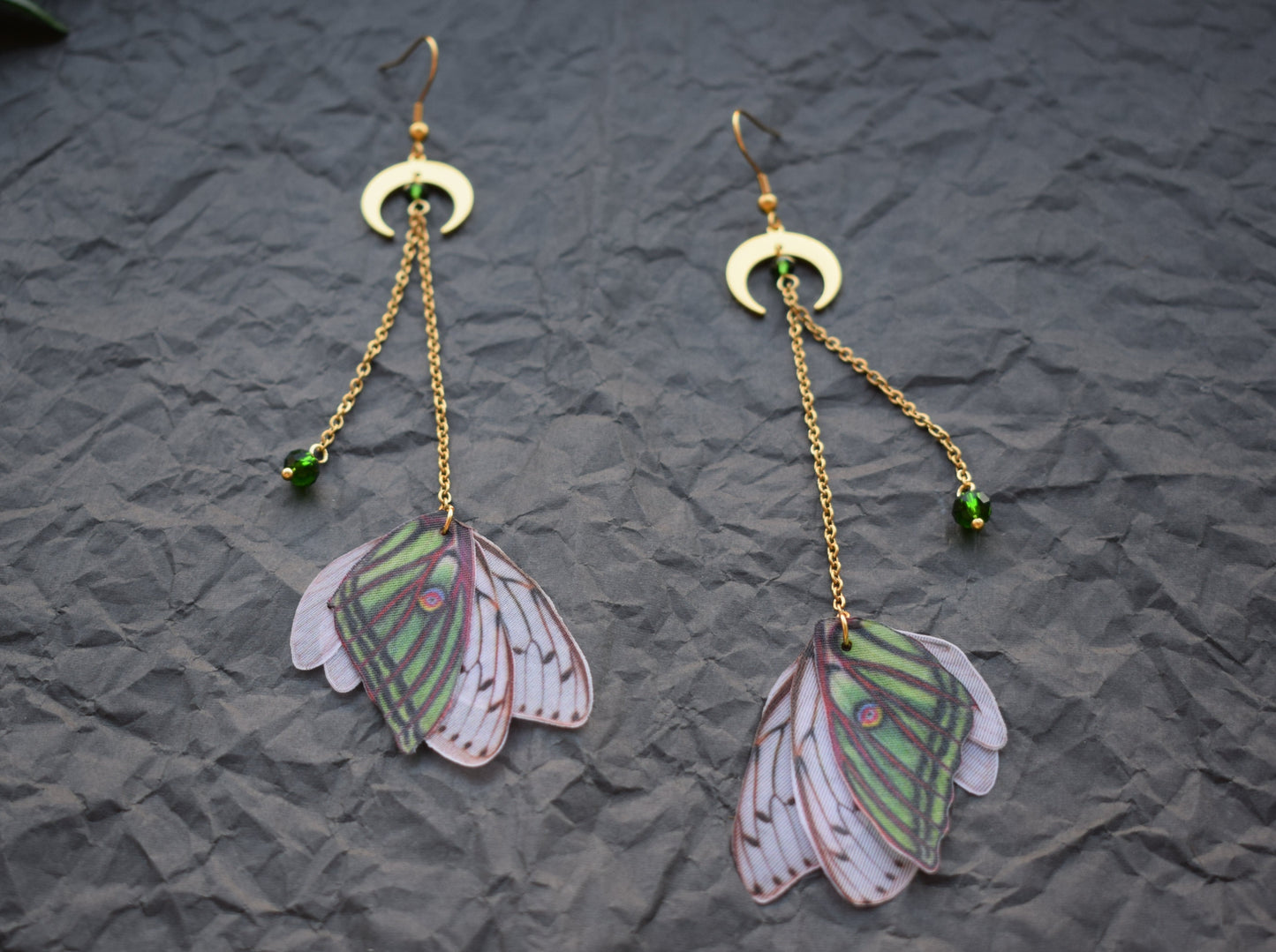 Butterflies Extra Long Chain Earrings