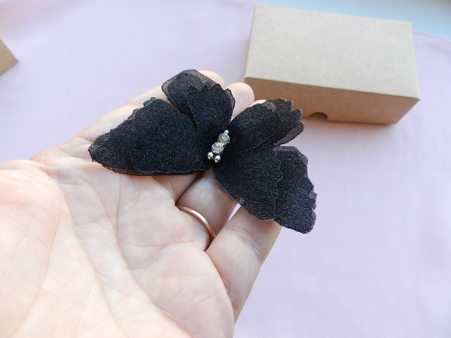 Black Butterfly Brooch