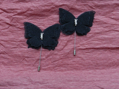 Black Butterfly Brooch