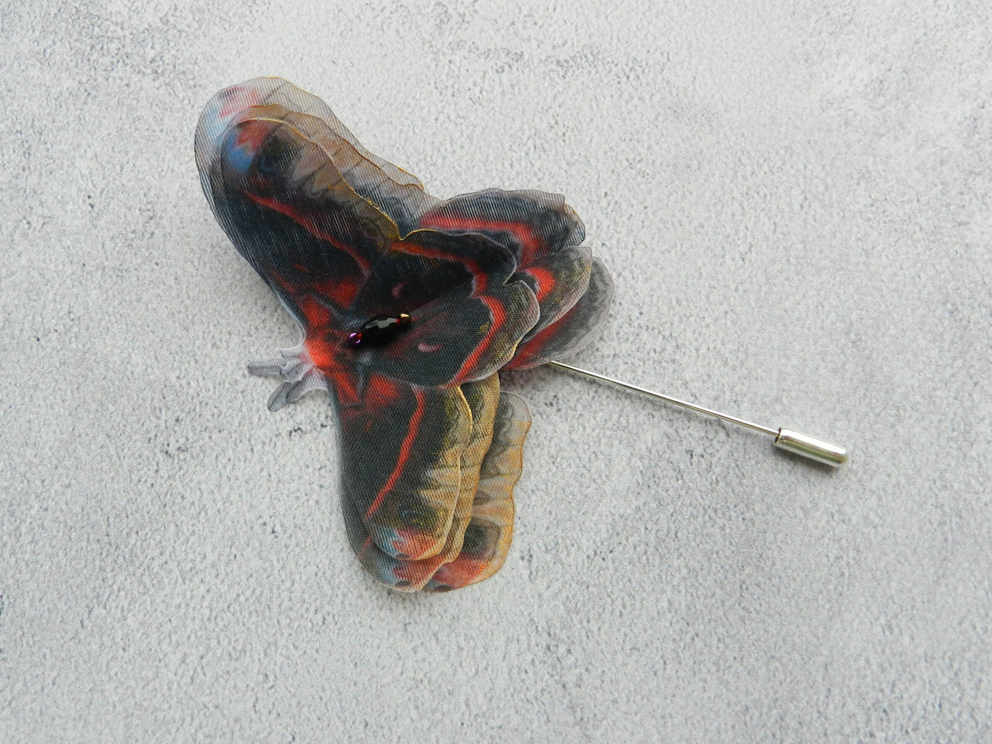 Death Head Moth Brooch