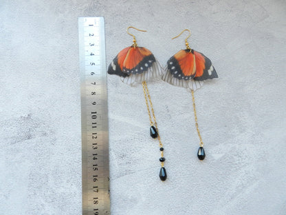 Butterflies Extra Long Drop Earrings