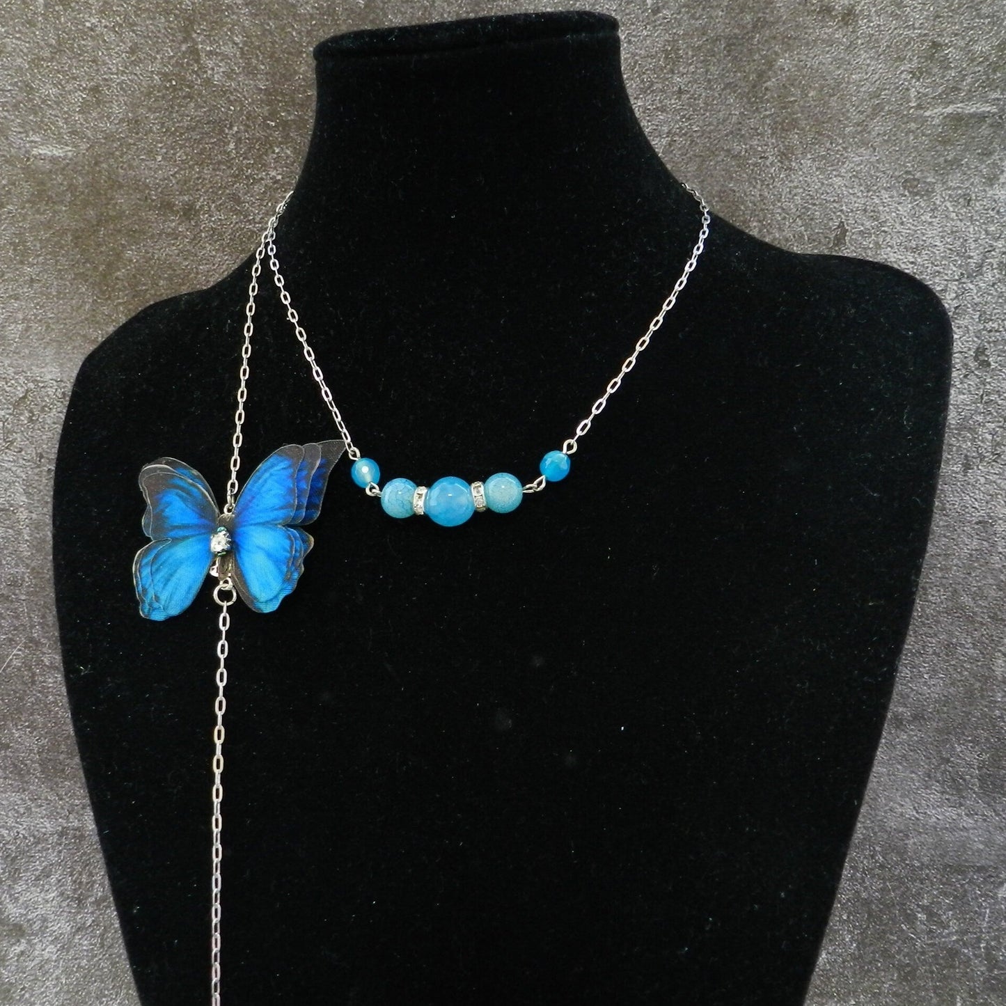 Butterfly Backdrop Necklace