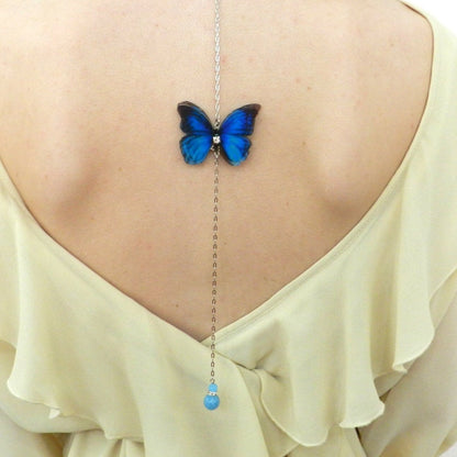 Butterfly Backdrop Necklace