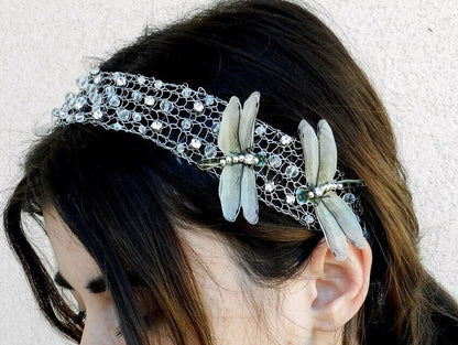 Dragonfly Bridal Wire Tiara