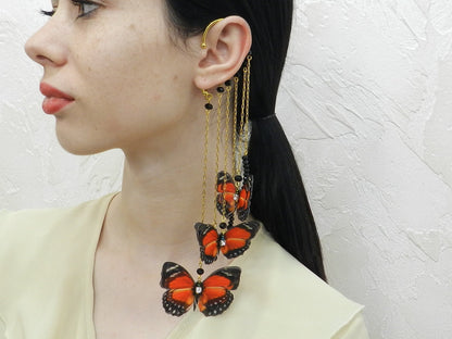 Ear cuff no piercing monarch butterflies